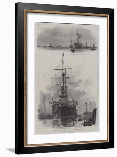 In Readiness for the Naval Manoeuvres-William Lionel Wyllie-Framed Giclee Print