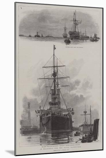 In Readiness for the Naval Manoeuvres-William Lionel Wyllie-Mounted Giclee Print