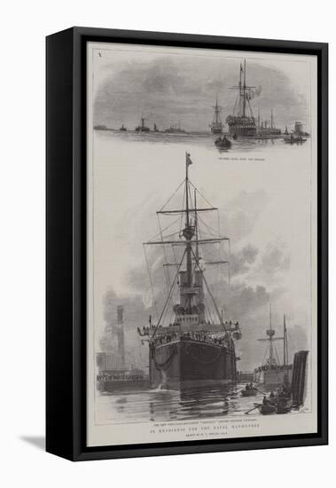 In Readiness for the Naval Manoeuvres-William Lionel Wyllie-Framed Premier Image Canvas