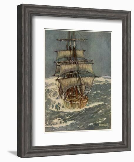 In Roaring Forties-Kenneth D Shoesmith-Framed Photographic Print