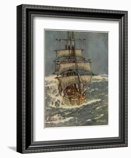 In Roaring Forties-Kenneth D Shoesmith-Framed Photographic Print
