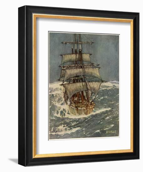 In Roaring Forties-Kenneth D Shoesmith-Framed Photographic Print