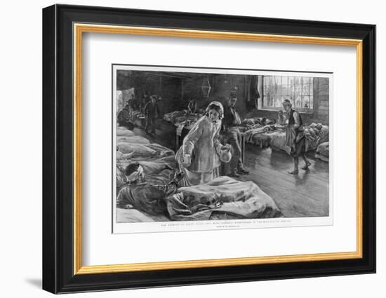 In Scutari Florence Nightingale Attends to a Patient-William Hatherell-Framed Photographic Print