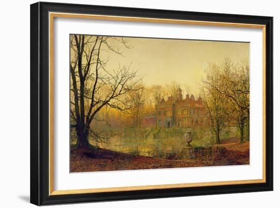 In Sere and Yellow Leaf, 1879-John Atkinson Grimshaw-Framed Giclee Print