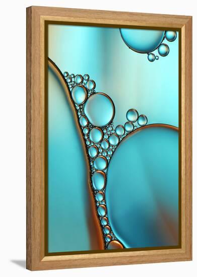 In Shimmering Turquoise-Heidi Westum-Framed Premier Image Canvas