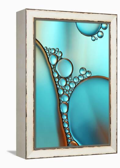 In Shimmering Turquoise-Heidi Westum-Framed Premier Image Canvas