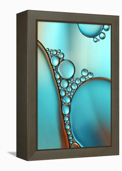 In Shimmering Turquoise-Heidi Westum-Framed Premier Image Canvas