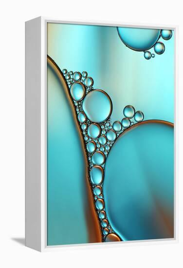 In Shimmering Turquoise-Heidi Westum-Framed Premier Image Canvas