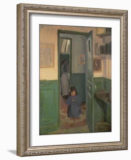 In Sickert's House, 1907-Harold Gilman-Framed Giclee Print