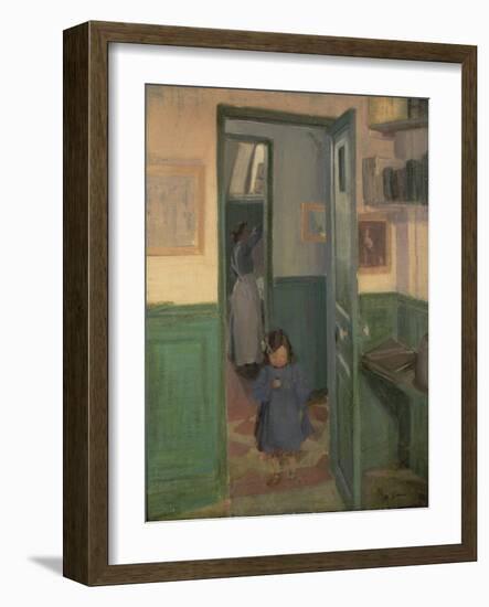 In Sickert's House, 1907-Harold Gilman-Framed Giclee Print