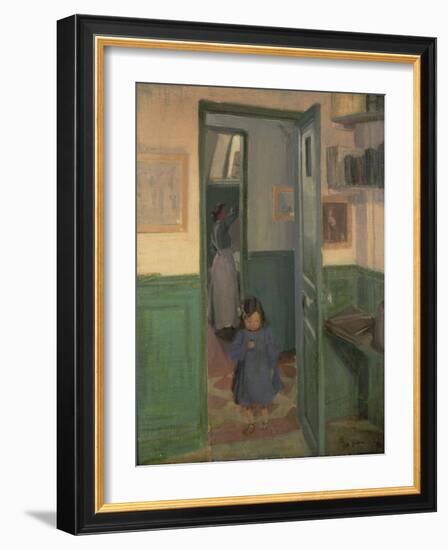 In Sickert's House, 1907-Harold Gilman-Framed Giclee Print