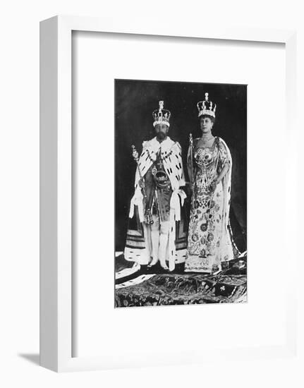 'In spring 1910, King Edward VII died, in March 1911, King George V was crowned', 1911, (1945)-Unknown-Framed Photographic Print