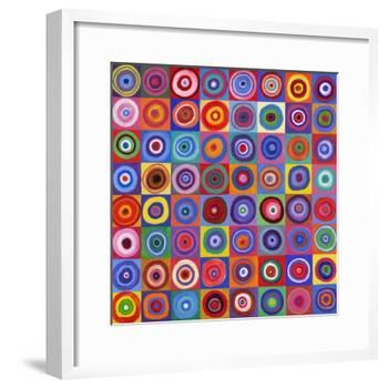 In Square Circle 64 after Kandinsky, 2012-David Newton-Framed Giclee Print