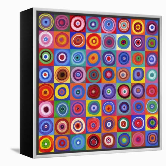 In Square Circle 64 after Kandinsky, 2012-David Newton-Framed Premier Image Canvas