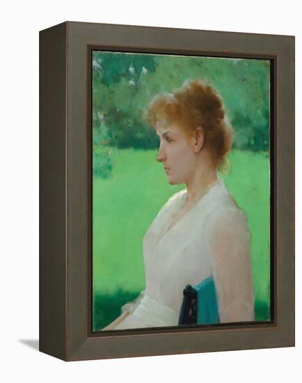 In Summer, 1887 (Oil on Canvas)-Frank Weston Benson-Framed Premier Image Canvas