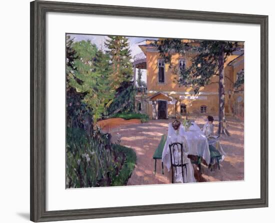 In Summer, 1909-Sergei Arsenevich Vinogradov-Framed Giclee Print