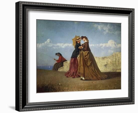 In Sun, 1866-Vincenzo Cabianca-Framed Giclee Print