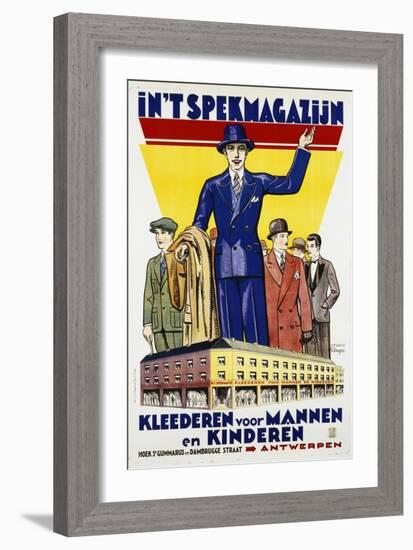 In't Spekmagazijn Poster-null-Framed Giclee Print