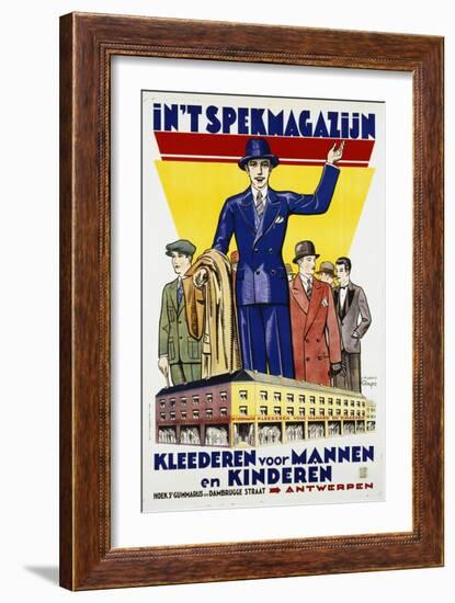 In't Spekmagazijn Poster-null-Framed Giclee Print