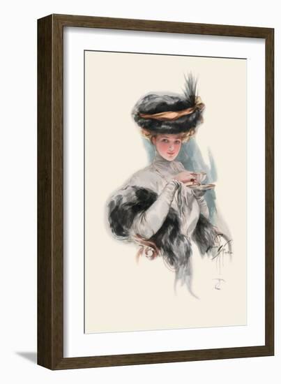 In Teacup Times-Harrison Fisher-Framed Art Print