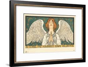 In Terris Pax Hominibus Bonae Voluntatis Postcard-null-Framed Giclee Print