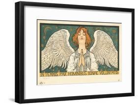 In Terris Pax Hominibus Bonae Voluntatis Postcard-null-Framed Giclee Print