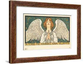 In Terris Pax Hominibus Bonae Voluntatis Postcard-null-Framed Giclee Print