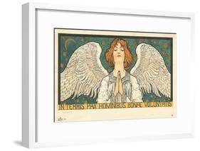 In Terris Pax Hominibus Bonae Voluntatis Postcard-null-Framed Giclee Print