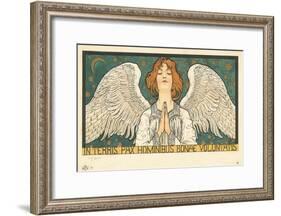 In Terris Pax Hominibus Bonae Voluntatis Postcard-null-Framed Giclee Print