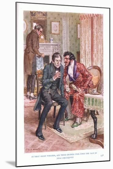 In That Short Whisper, All These Changes Fell on the Face of Jonas Chuzzlewit-Charles Edmund Brock-Mounted Giclee Print
