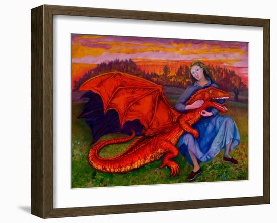 In the absence of Saint George, 2010-Silvia Pastore-Framed Giclee Print