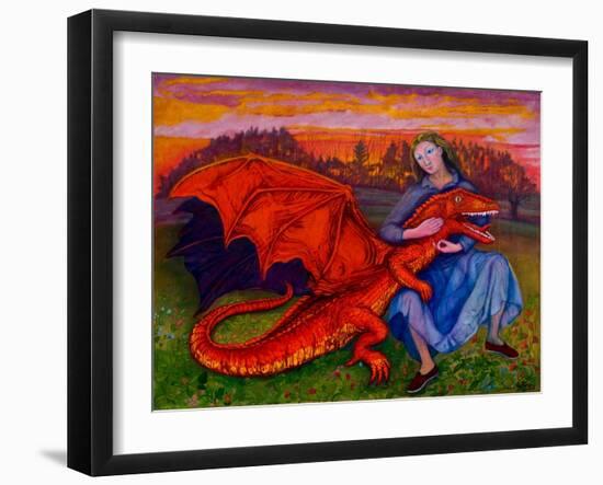 In the absence of Saint George, 2010-Silvia Pastore-Framed Giclee Print