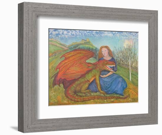 In the Absence of St George-Silvia Pastore-Framed Giclee Print