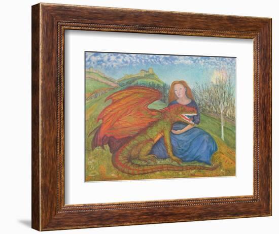 In the Absence of St George-Silvia Pastore-Framed Giclee Print