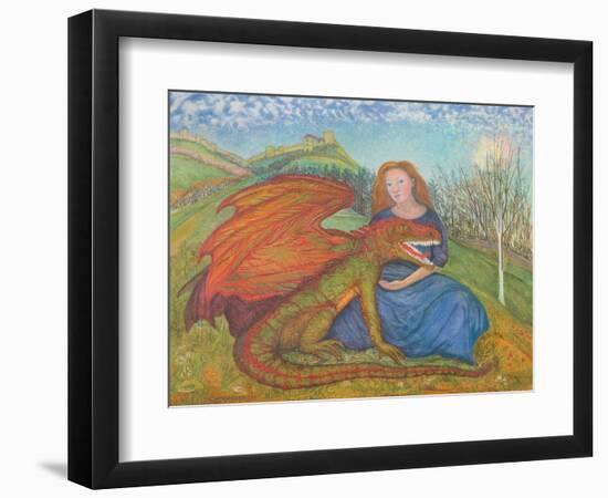 In the Absence of St George-Silvia Pastore-Framed Giclee Print