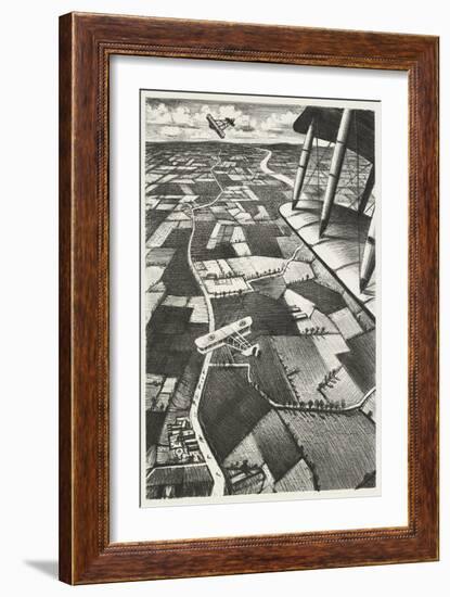 In the Air, 1917 (Litho)-Christopher Richard Wynne Nevinson-Framed Giclee Print