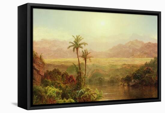 In the Andes, 1878-Frederic Edwin Church-Framed Premier Image Canvas