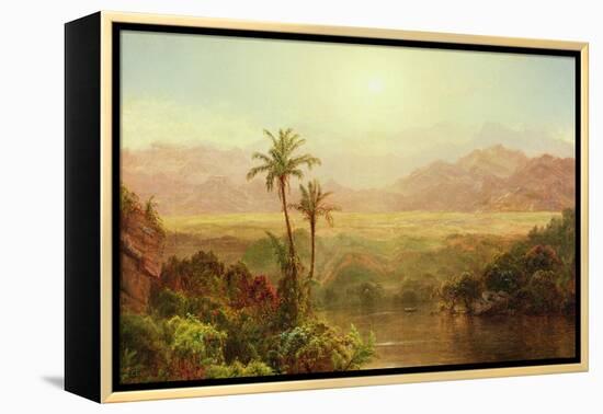 In the Andes, 1878-Frederic Edwin Church-Framed Premier Image Canvas