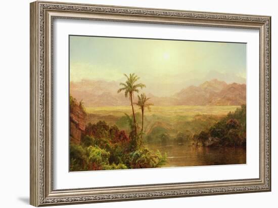 In the Andes, 1878-Frederic Edwin Church-Framed Giclee Print