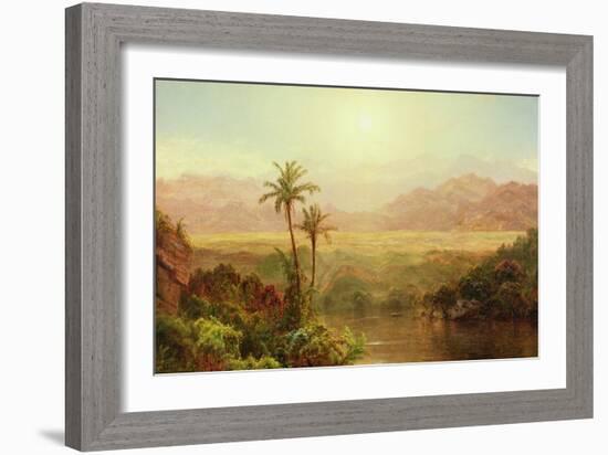 In the Andes, 1878-Frederic Edwin Church-Framed Giclee Print