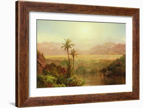 In the Andes, 1878-Frederic Edwin Church-Framed Giclee Print