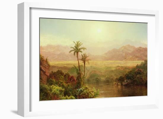 In the Andes, 1878-Frederic Edwin Church-Framed Giclee Print