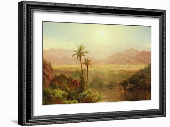 In the Andes, 1878-Frederic Edwin Church-Framed Giclee Print