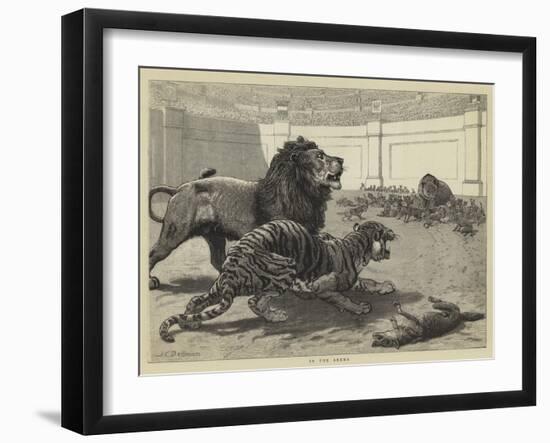 In the Arena-John Charles Dollman-Framed Giclee Print