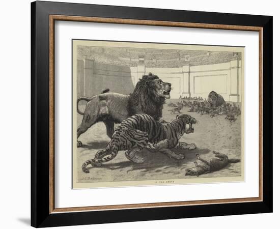 In the Arena-John Charles Dollman-Framed Giclee Print