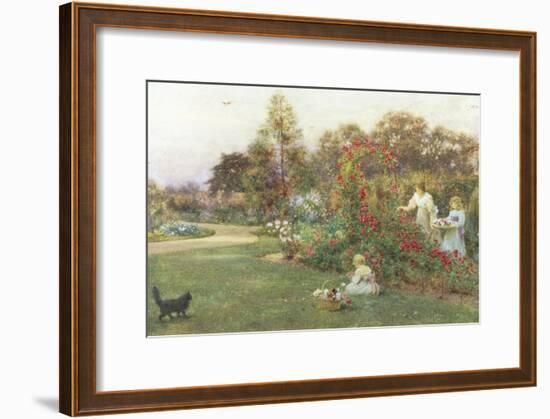 In the Artist's Garden, Yapton, Sussex-Thomas J. Lloyd-Framed Giclee Print