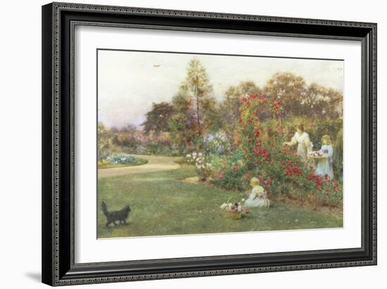 In the Artist's Garden, Yapton, Sussex-Thomas J. Lloyd-Framed Giclee Print