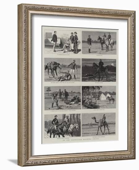 In the Australian Mounted Police-null-Framed Giclee Print