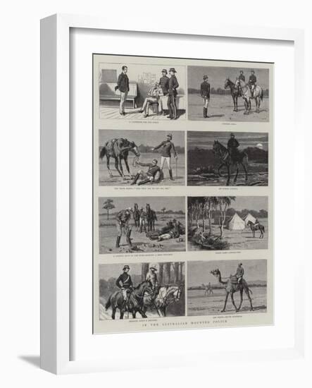 In the Australian Mounted Police-null-Framed Giclee Print