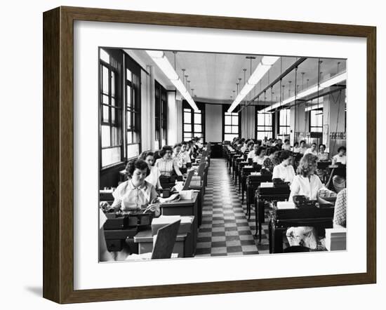 In the B&O Central Office-null-Framed Photographic Print